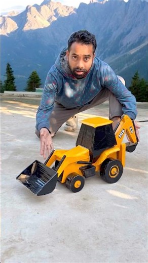 New Big RC Handmade Jcb Excavator Unboxing and Testing #jcb #excavator #shorts