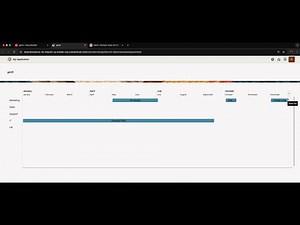 Using Gantt Charts in Oracle Visual Builder