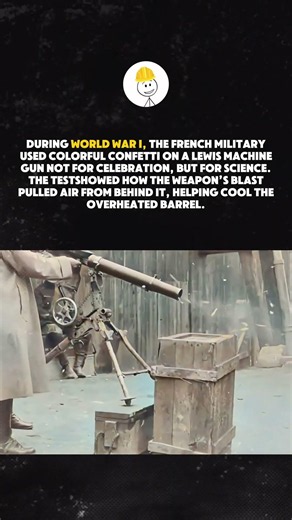 Confetti revealed how machine guns cooled themselves.