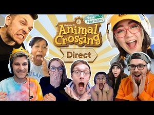 12 BEST REACTIONS to ACNH Direct - Compilation