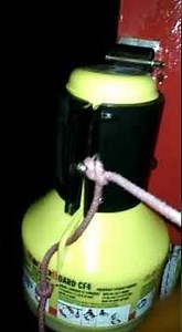 Man overboard marker activated automatic on board ship