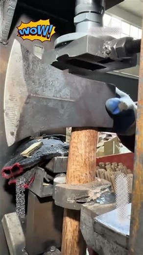 Installation process of tungsten steel axe handle