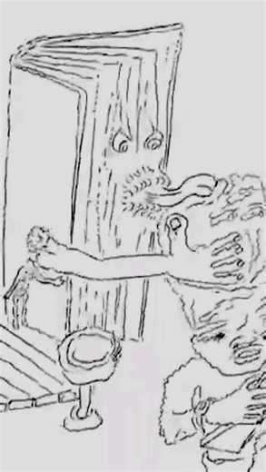 animation enjoyer on Instagram: "A clip from “The Comic That Frenches Your Mind” (2008), by Bruce Bickford. A relentless stream-of-consciousness line animation, with forms mutating, collapsing, and reassembling without pause. One continuous thought drawn straight onto the page. #brucebickford #animation #lineanimation #surrealanimation #outsiderart"