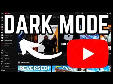 How to Enable Dark Mode on YouTube PC 2026
