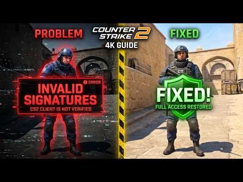 How to Fix Counter-Strike 2 Some Game Files Have Invalid Signatures or Are Unsigned ✅