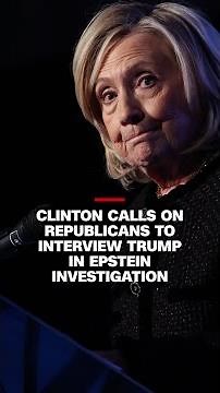 Clinton calls on Republicans to interview Trump in Epstein investigation