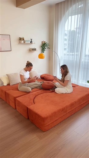 🛋️ Relax, stretch, or sleep—the foldable sofa bed accommodates it all. 🛋️ Détendez-vous, étirez-vous ou dormez, ce canapé-lit s'adapte à tout. | Temu Canada