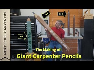 How to Make GIANT Pencils