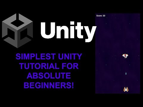SIMPLE 2D UNITY TUTORIAL FOR BEGINNERS - CREATE A COMPLETE 2D SPACE SHOOTER GAME