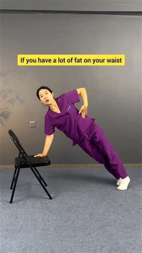 Chair workout for flat belly, slim waist & lower abs—follow daily, see real results! 🔥 #workout