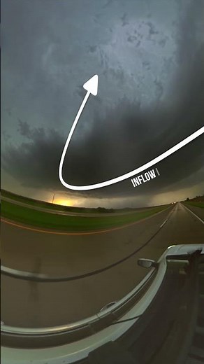 A view of a rapidly intensifyng tornadic supercell in Southern Nebraska!