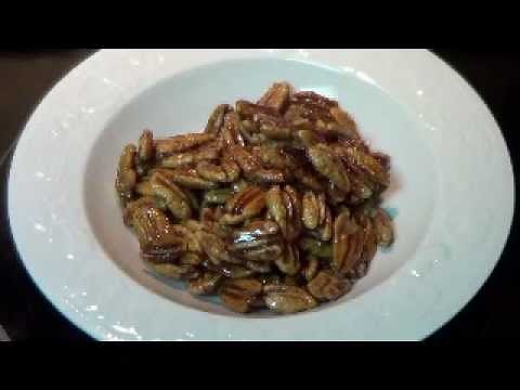 Honey Maple Candied Pecans