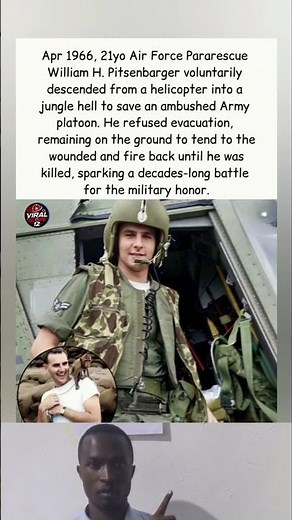 Duty Over Life: The Unmatched Valor of William H. Pitsenbarger.#MedalOfHonor #neverforget #Timefold