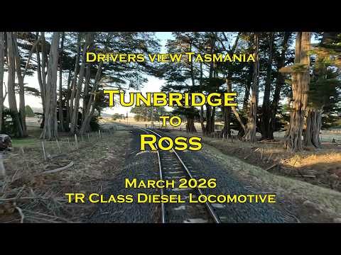 Drivers view Tasmania, Tunbridge to Ross, Mar 2026
