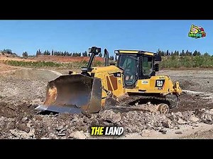 Beast Mode 💪 Caterpillar D7E Bulldozer Pushing Massive Soil | Extreme Earthmoving Power 🚜🔥