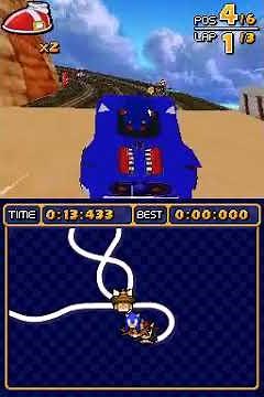 Sonic & Sega All-Stars Racing Gameplay (Nintendo DS)