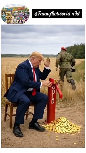 Burkina Faso pump turns gold 🪙 Donald trump funny 🤣 desert 🏜️ moment #comedyvideo #donaldtrump