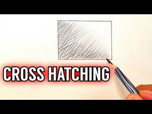 How to do Cross Hatching Shading | Drawing Shading for beginners