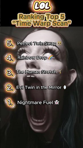 Ranking Top 5 Most Creative Time Warp Scans Ever #shorts #shortsviral