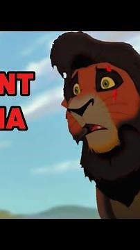 How Scar got his scar in the Lion King