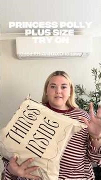 Princess Polly plus size try on haul 🖤 #haul #princesspolly #princesspollyhaul #princesspollytryon