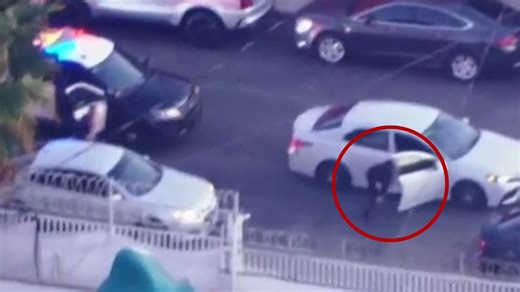 Possibly-armed suspect leads police chase across Los Angeles