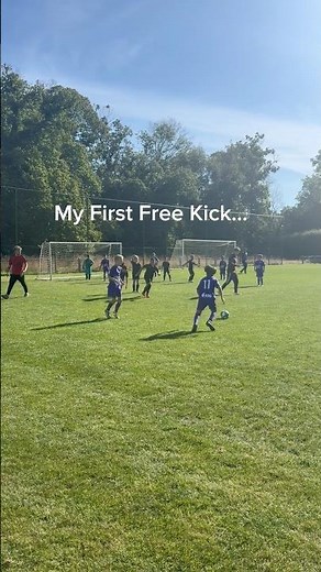 My First Free Kick Goal ⚽🌱