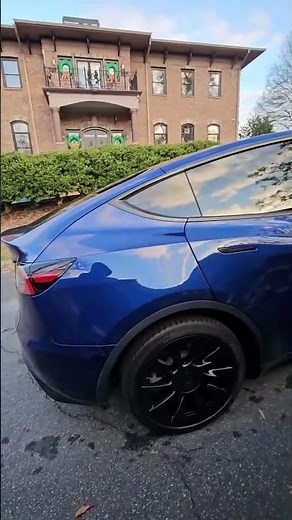 2021 Blue Tesla Model Y Exterior Walk Around | @IQautos