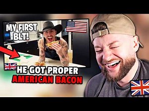British Guy Reacts to "Brits First Ever American BLT Sandwich!"