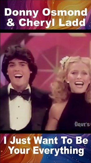 Donny Osmond & Cheryl Ladd “I Just Want To Be Your Everything” 1977