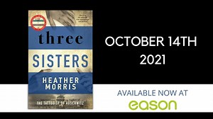 'Three Sisters' by bestselling author of #TheTattooistOfAuschwitz, Heather Morris is published today. Available now in your local Eason store and online here --> https://bit.ly/2YM8LWI Here is author, Heather, to tell you more about the book👇 Gill Hess Ltd Zaffre Books | Eason Ireland
