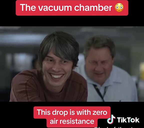 Galileo's Vacuum Chamber Experiment