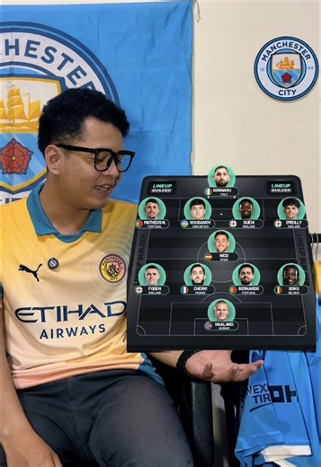 Prediksi Starting XI Manchester City vs Brentford besok #manchestercity #mancity #indonesia #transfer #olahragatiktok