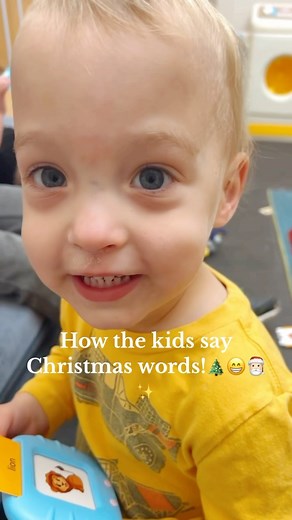 1.8K views · 124 reactions | Learning all the Christmas words around here!☺️☃️ #christmaswithtriplets #lifewithtripletsplusone | Life with Triplets. | Facebook