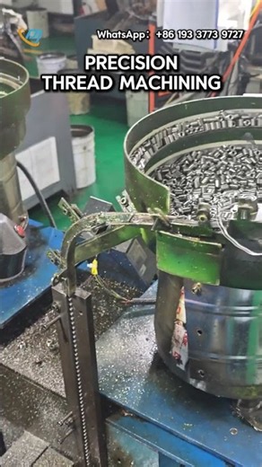 Precision Thread Tapping Process #threadedinserts #automobile #factoryproducts #selftappinginserts