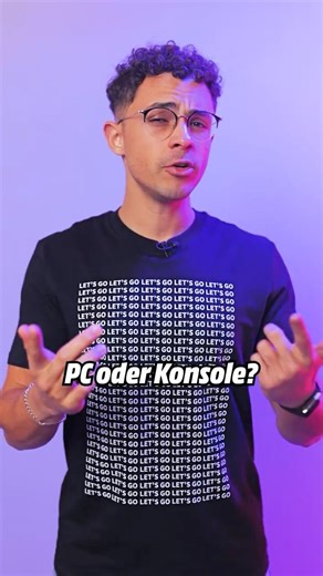 PC oder Konsole: wo zockt es sich 2026 besser? 🎮 #gaming #shorts
