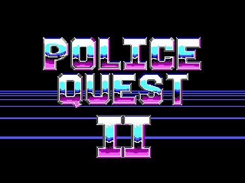 Police Quest 2 - Intro/Opening - English - (Roland MT-32) MS-DOS Game