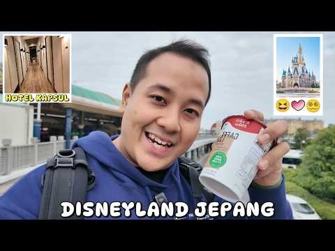 VLOG! 3-HOUR QUEUE AT DISNEYLAND JAPAN 😭 TRY THE CAPSULE HOTEL