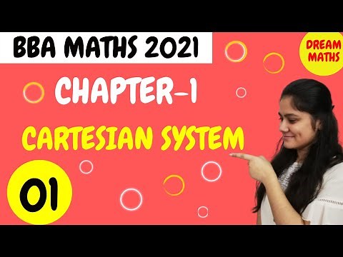 Introduction to cartesian system of rectangular coordinates|BBA Maths|SEM-2|Chapter-1