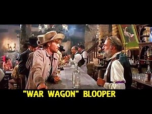 Same Drunk Walks Into Saloon Twice: "War Wagon" Blooper (John Wayne, 1967)