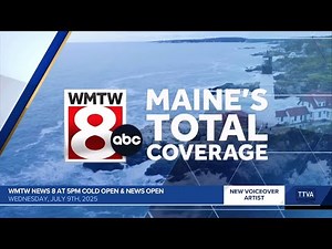 WMTW News 8 at 5pm Cold Open & News Open - 7/9/2025 [New Voiceover Artist]
