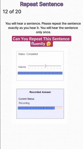 👉 Repeat Sentence Like a Pro 😍 | PTE Speaking Shorts ‪@Ptetestprep‬