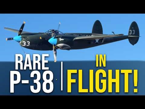 P-38 “Lightning” | Rare Twin-Engine Fighter Takes to the Skies