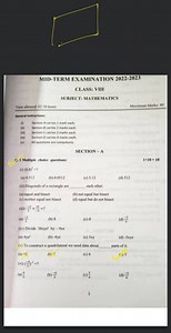 To construct a quadrilateral we need data about parts of it.... | Filo