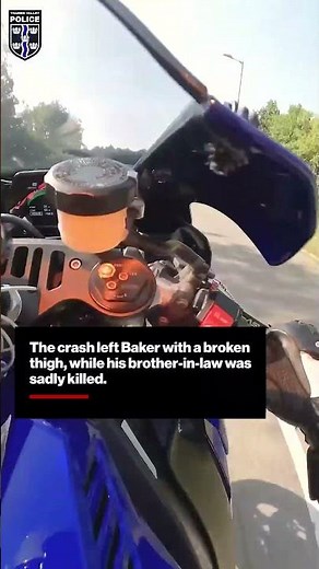 Biker CRASHES After Speeding Over 150 mph #shorts