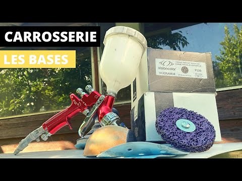 Peindre sa voiture soi-même , ponçage, pose d’un mastic et de l’apprêt. Les Bases de la carrosserie