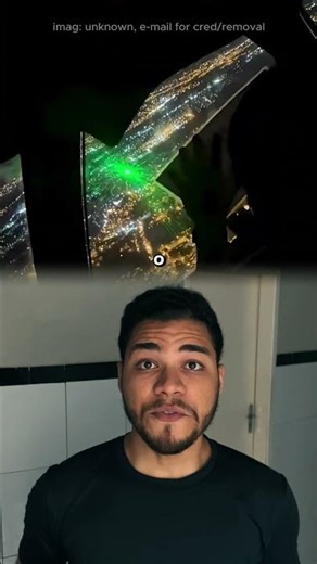 He pointed a laser at the plane.