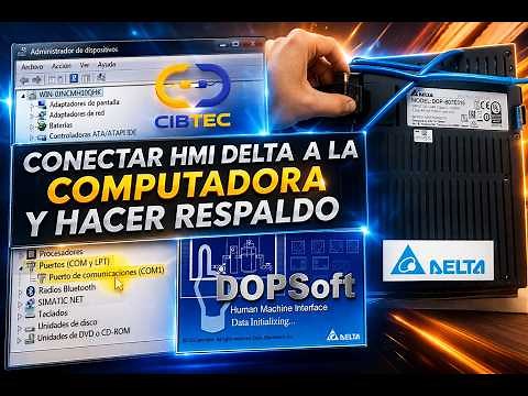Connect Delta HMI to the computer and back it up using DOPSoft software.