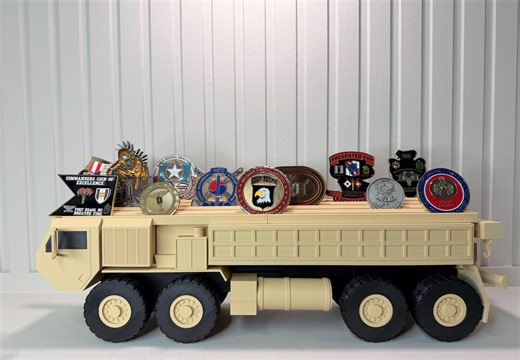 Army Wrecker Coin Holder | Military Recovery Vehicle Challenge Coin Display | 88M 91B Veteran Gift | - Etsy