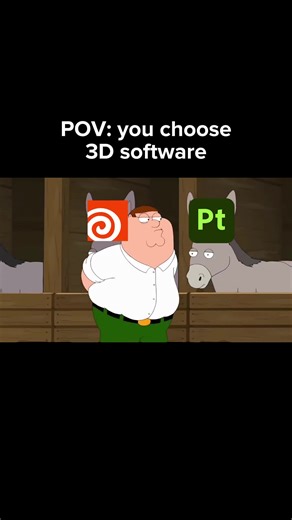 POV: choosing between different 3D tools for game art #3dart #gamedev #blender #maya #zbrush